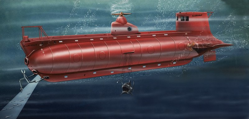 Explorando abaixo das ondas (submarino) de English School