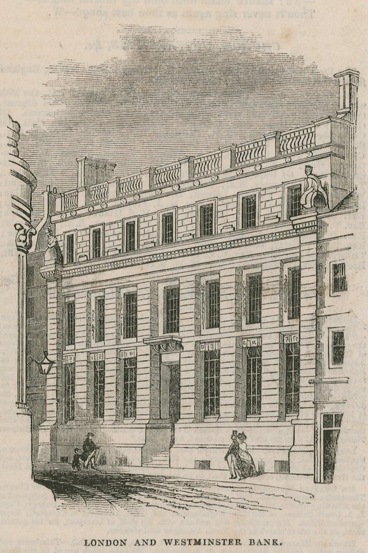 Exterior do Banco de Londres e Westminster de English School