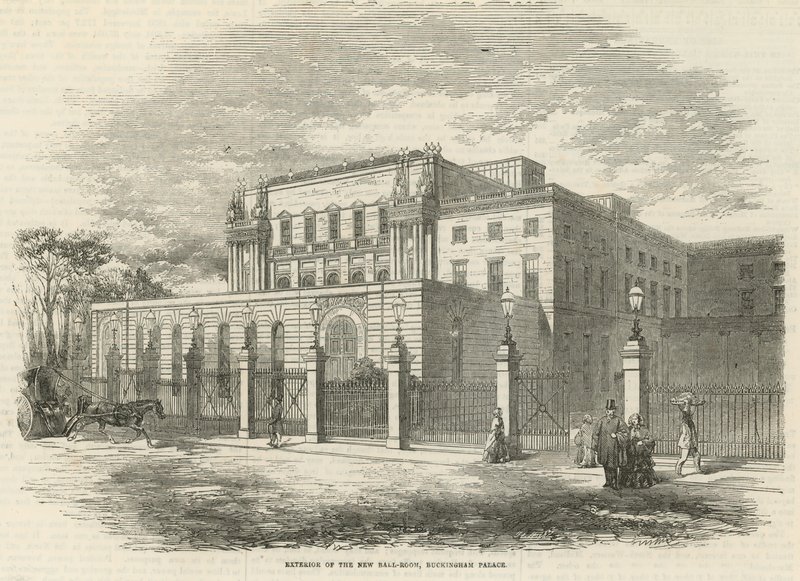 Exterior do novo salão de baile de English School