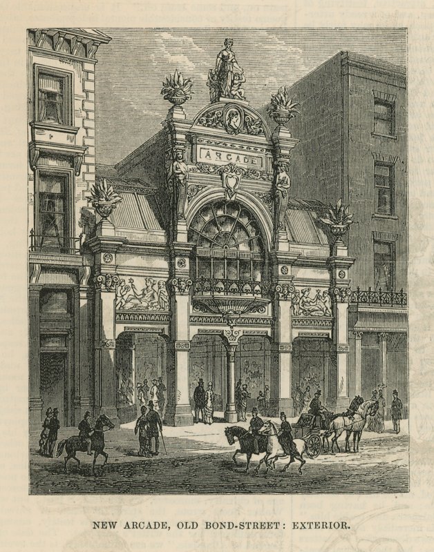Exterior da nova arcada na Old Bond Street de English School