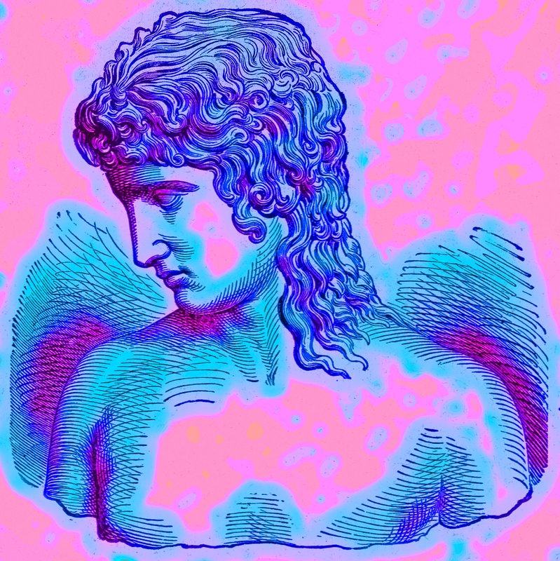 Extremo da Divergência Étnica - O Mais Alto Tipo - I: Eros de Praxiteles, ilustração de Com o Povo dos Mundos por John Clark Ridpath, publicado em 1912 (imagem digitalmente aprimorada) de English School