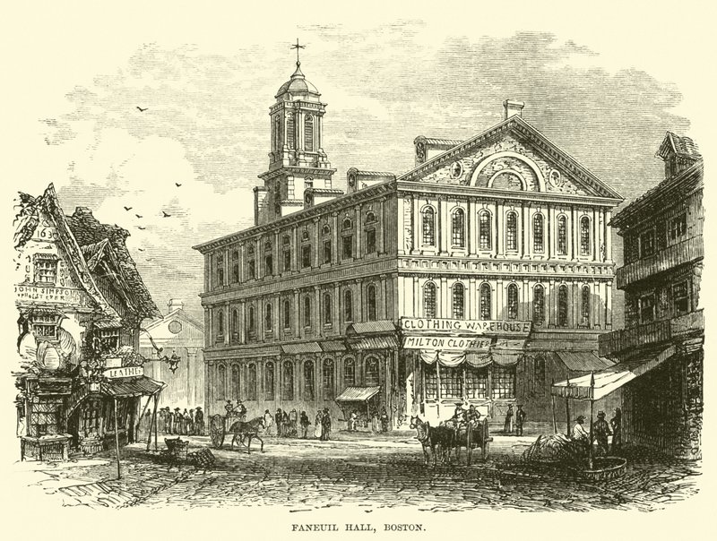 Faneuil Hall, em Boston de English School