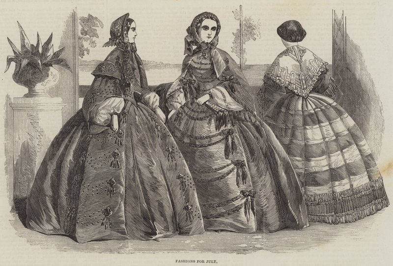 Moda para Julho (gravura) de English School