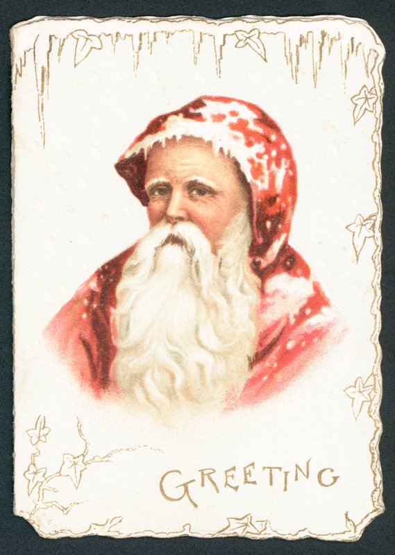 Pai Natal, cartão de Natal de English School