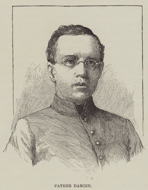 Padre Damien (gravura) de English School
