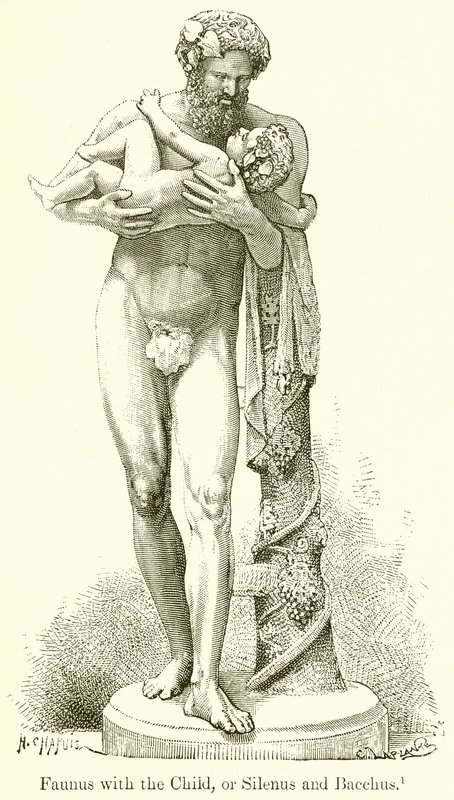 Faunus com a criança, ou Silenus e Baco de English School