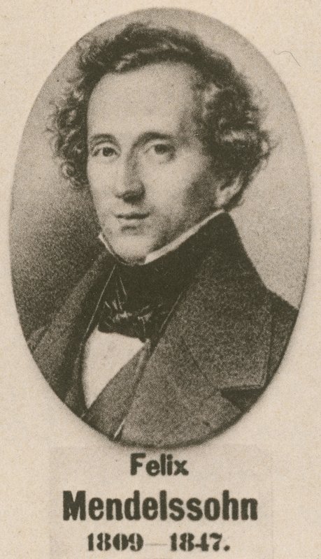 Felix Mendelssohn (gravura) de English School