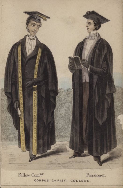 Companheiro Plebeu, Pensionista, Corpus Christi College de English School