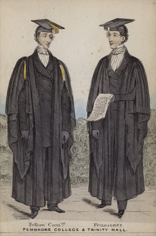 Companheiro Povo, Pensionista, Pembroke College e Trinity Hall de English School