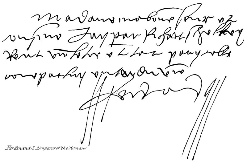 Ferdinand I imperador dos romanos de English School