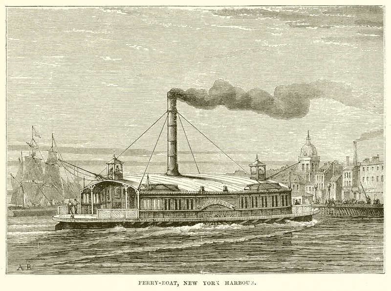 Ferry-boat, Porto de Nova York de English School