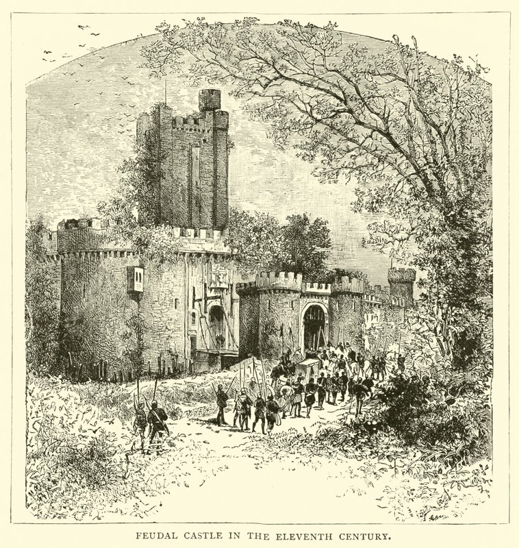 Castelo Feudal no século XI de English School