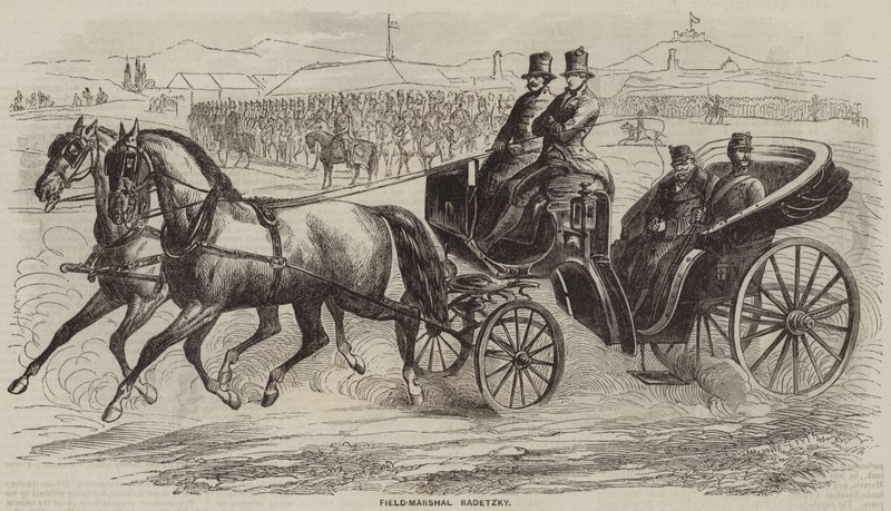 Marechal de Campo Radetzky (gravura) de English School