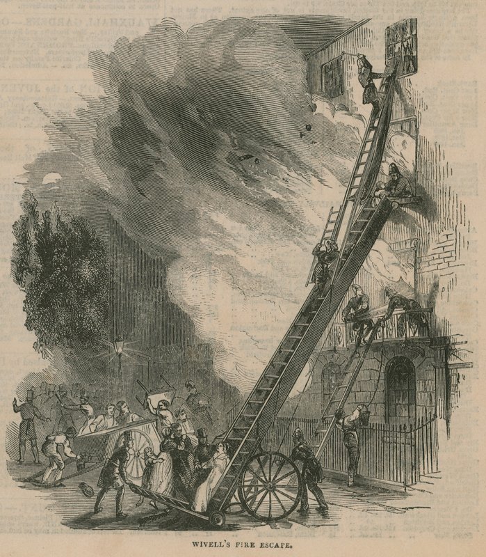 Escapada de fogo: Wivells Fire Escape de English School