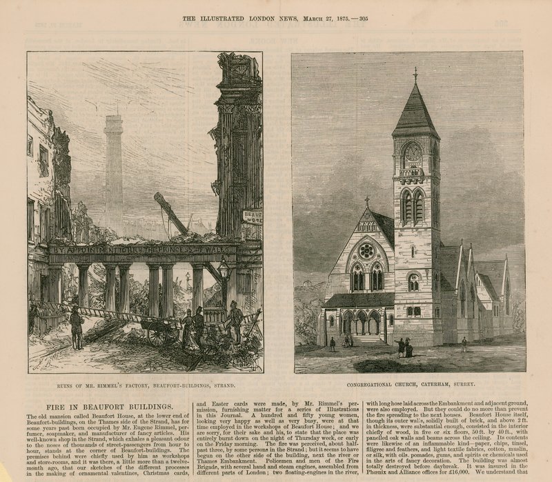 Incêndio em edifícios de Beaufort de English School