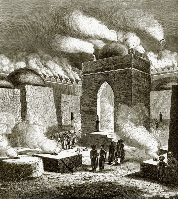 Templo de fogo perto de Baku de English School