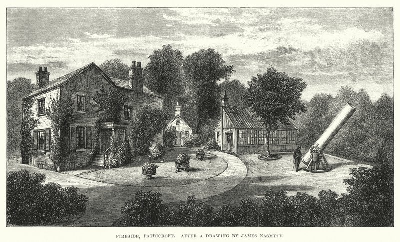 Fireside, Patricroft (gravura) de English School