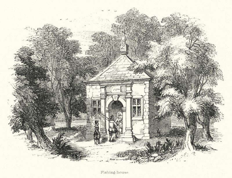 Casa de pesca (gravura) de English School
