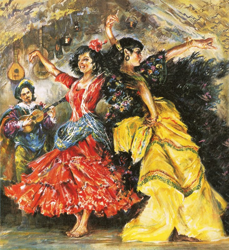 Dançarinos de flamenco de English School