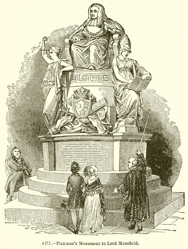 Monumento de Flaxmans ao senhor Mansfield de English School