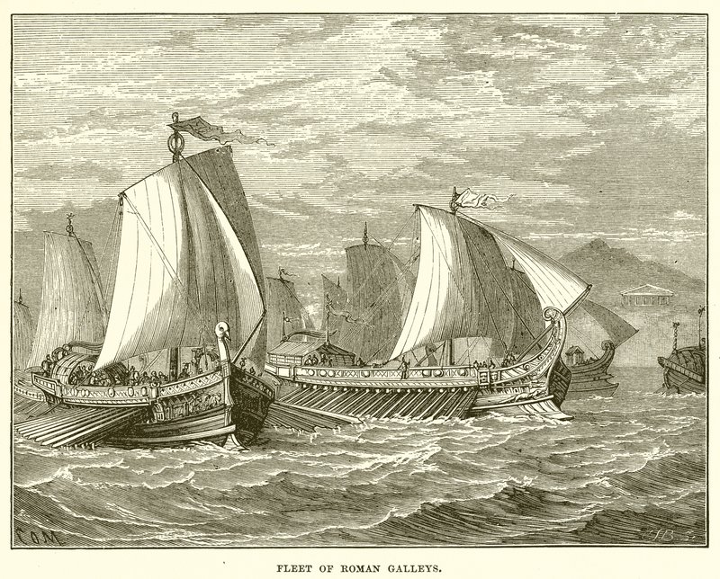 Frota de galés romanas de English School