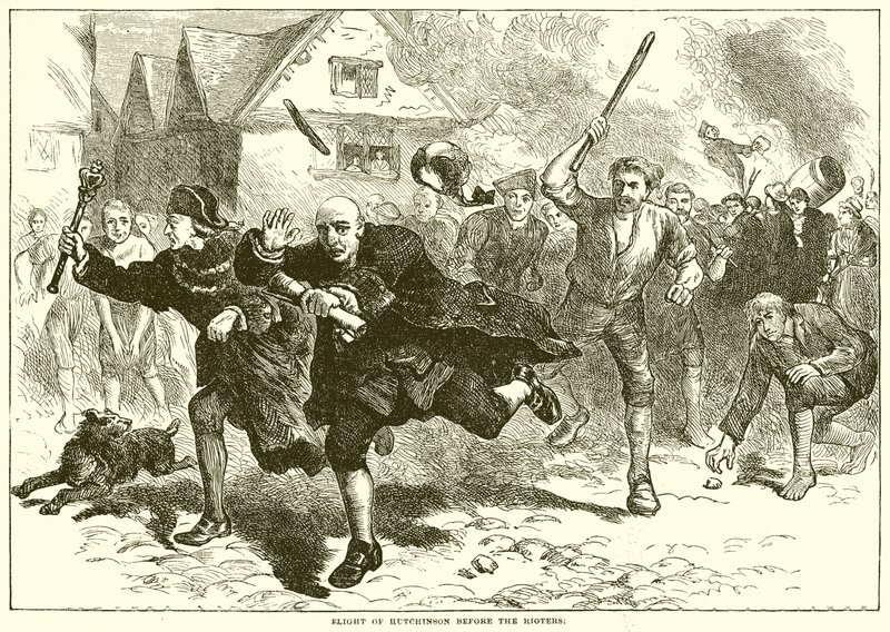 Vôo de Hutchinson antes dos amotinadores de English School