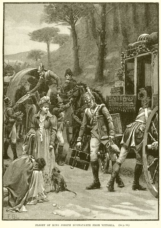 Vôo do rei Joseph Buonaparte de Vittoria de English School