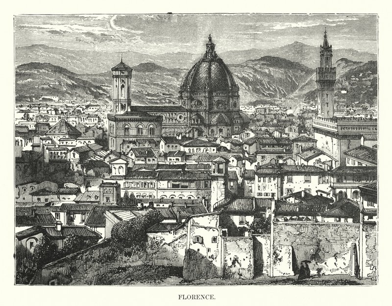 Florença (gravura) de English School