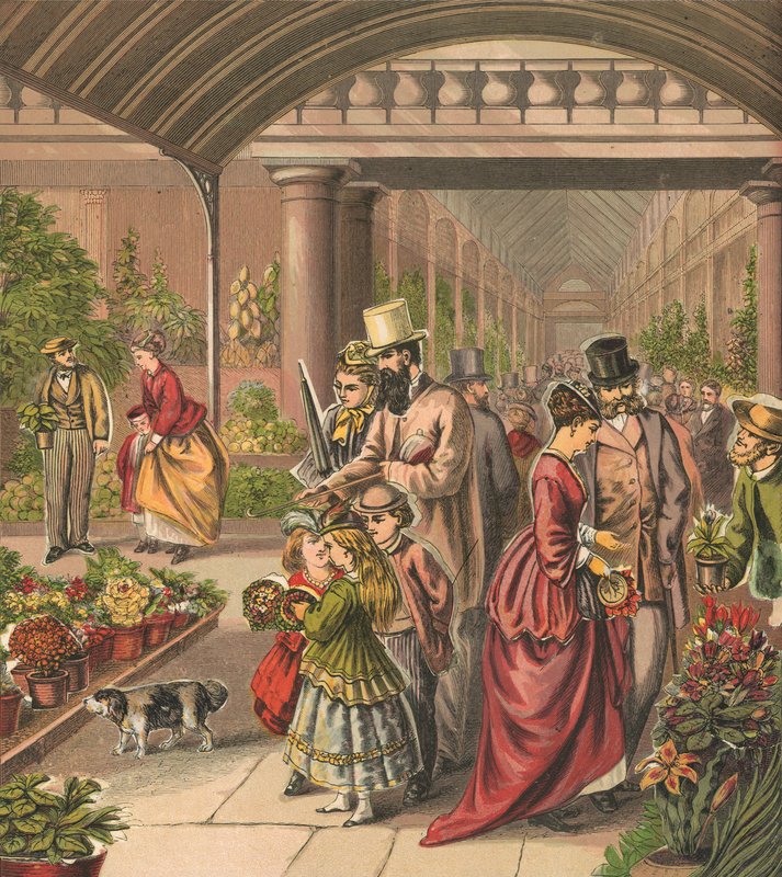 Mercado de flores de English School