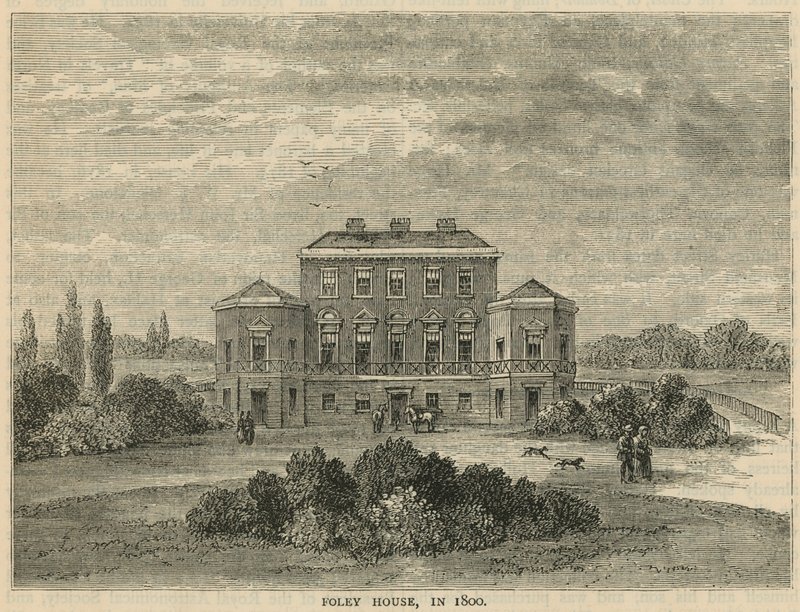 Foley House em 1800 de English School