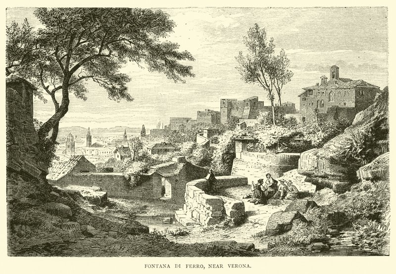 Fonte de ferro, perto de Verona de English School