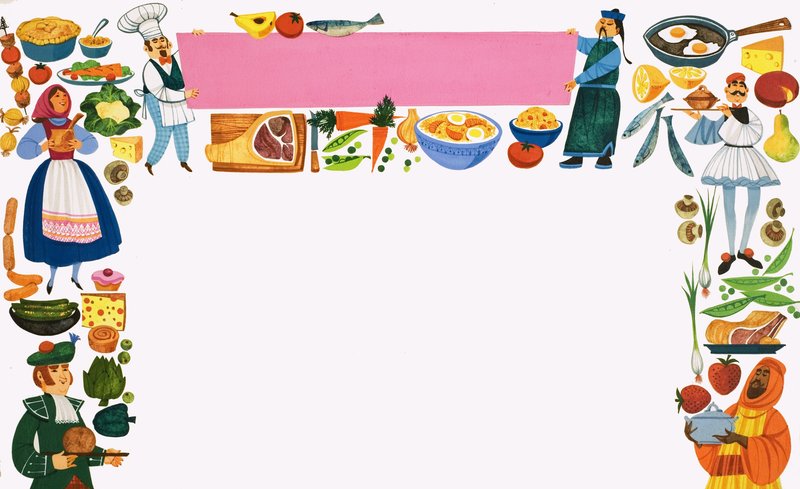Comida ao redor do mundo de English School