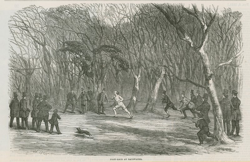 Corrida a pé em Bayswater, Londres de English School
