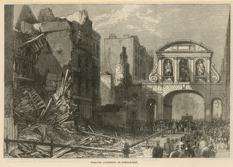 Condição abandonada de Temple Bar de English School