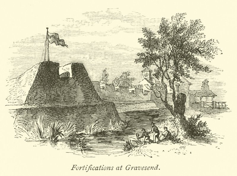 Fortificações em Gravesend de English School