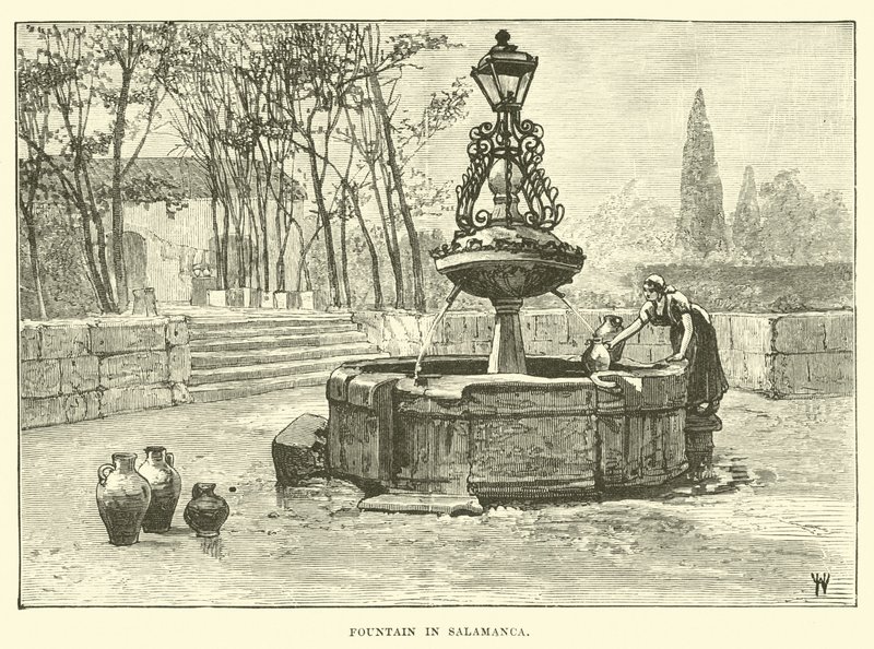 Fonte em Salamanca de English School