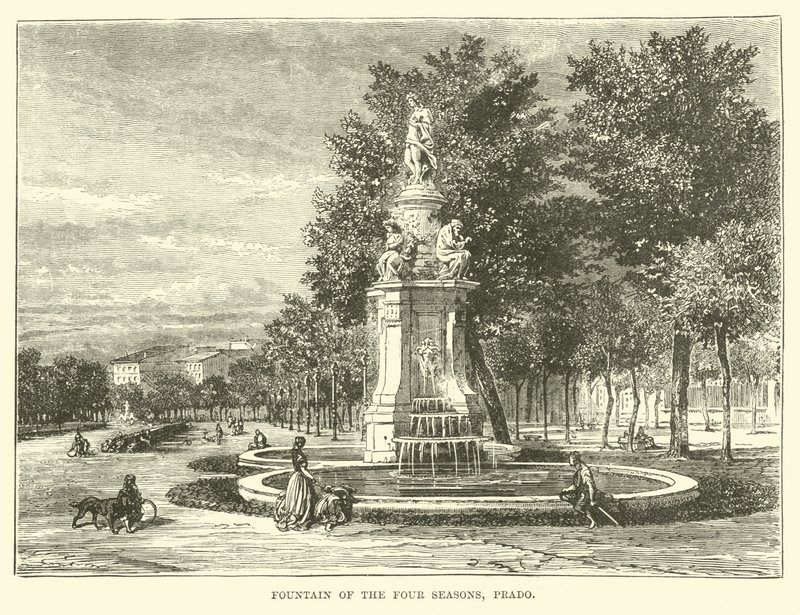 Fonte das Quatro Estações, Prado de English School