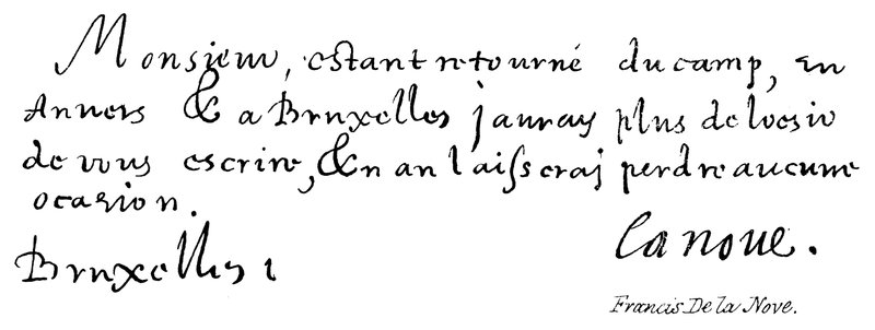Francis De la Nove de English School