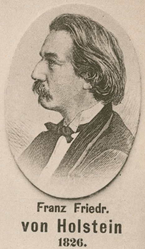 Franz Friedrich von Holstein (gravura) de English School