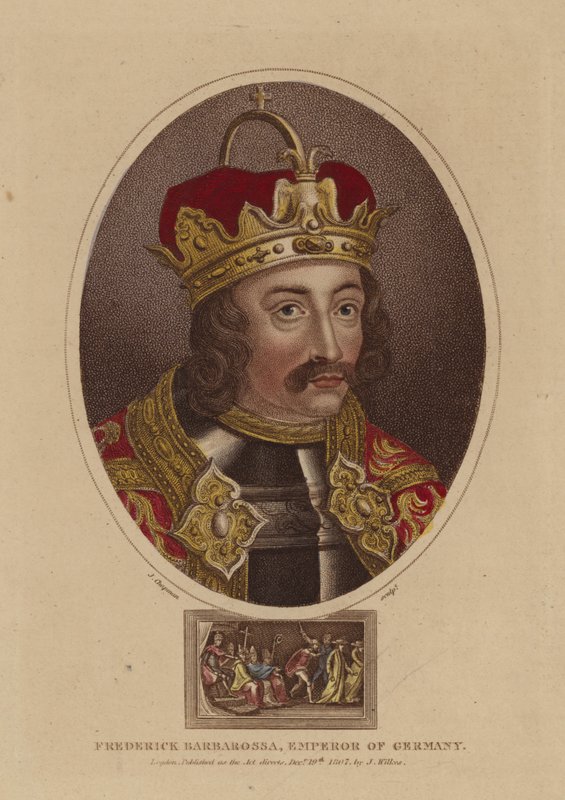 Frederico Barbarossa, imperador da Alemanha de English School