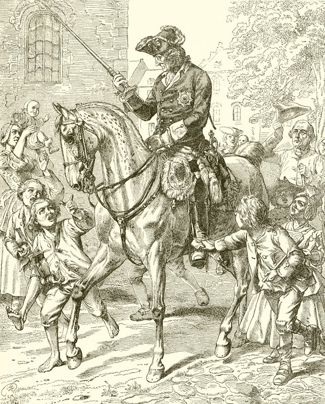 Frederico, o grande da Prússia de English School