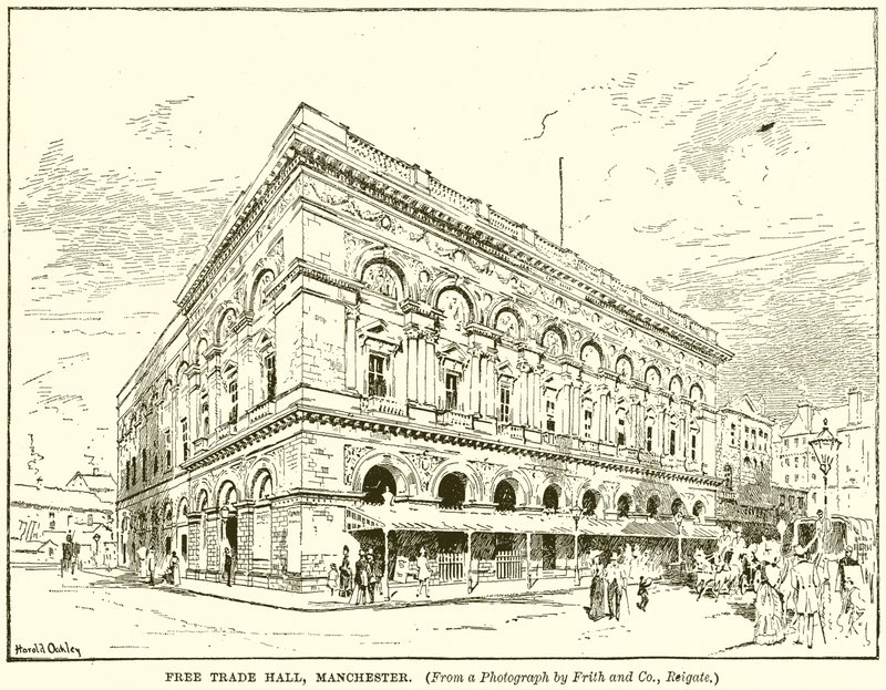 Salão de Comércio Livre, Manchester de English School