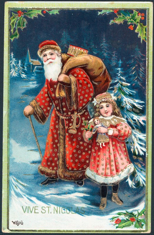 Cartão de natal francês de English School