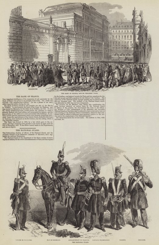 Revolução Francesa de 1848 (gravura) de English School