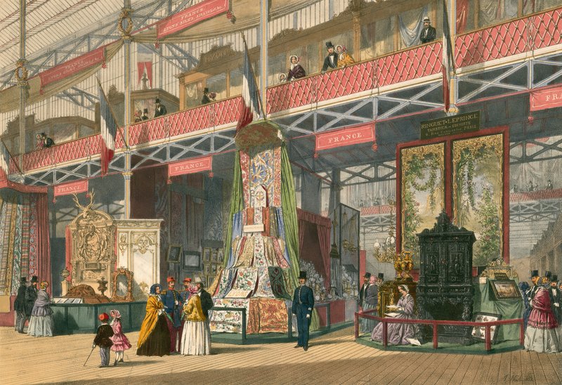 Seção francesa da Grande Exposição de 1851 de English School