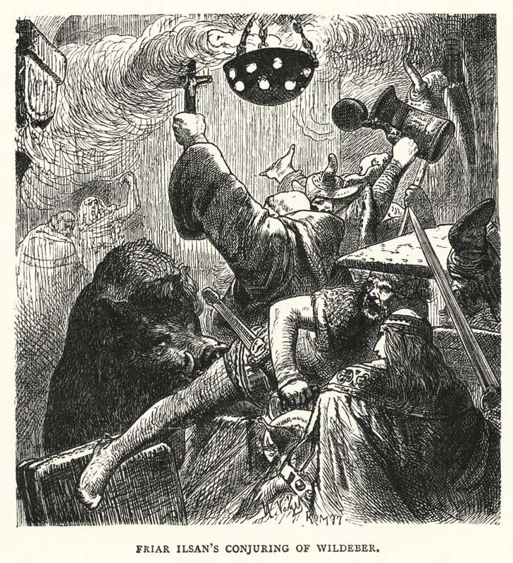 A conjurada de Wildeber de Frei Ilsan (gravura) de English School
