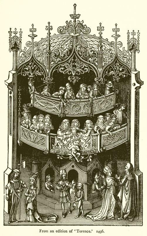 De uma edição de Terence. 1496 de English School