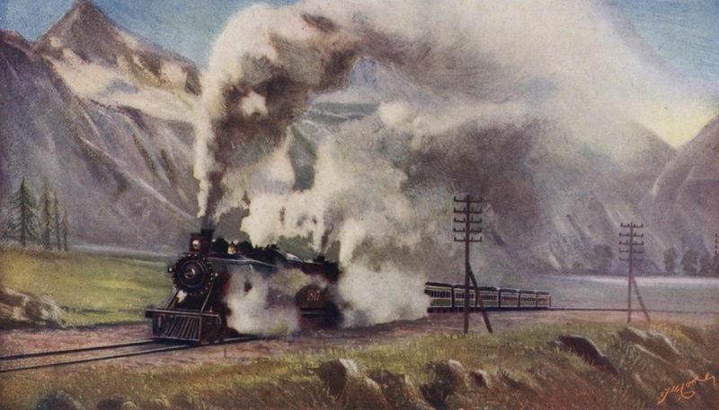Do Atlântico ao Pacífico, a Imperial Limited Express cruzando as Montanhas Rochosas de English School