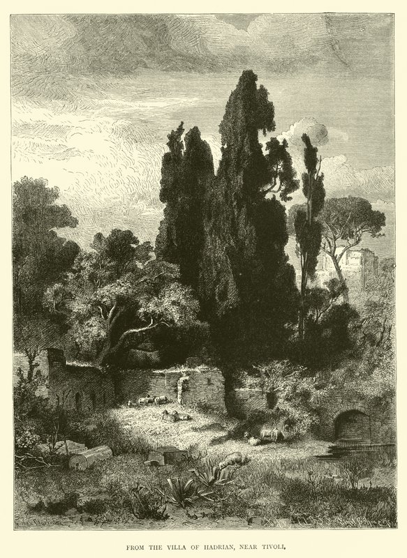 Da Villa de Adriano, perto do Tivoli de English School