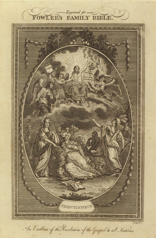 Frontispício (gravura) de English School